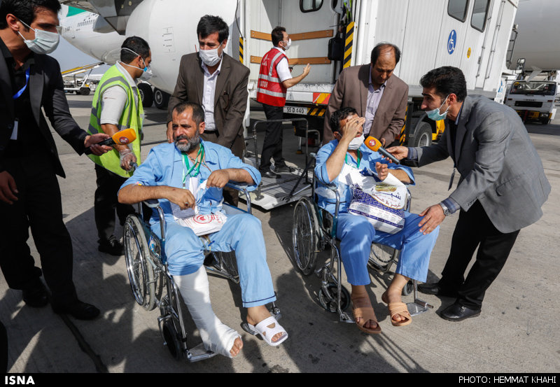 ورود تعدادی از مصدومان فاجعه منا به تهران