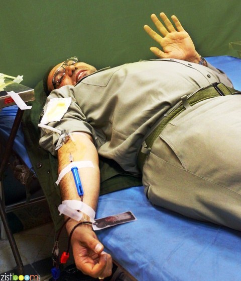 اهدای خون محیط بانان