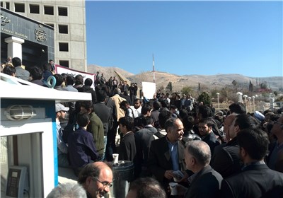 تجمع اعتراضی دانشگاهیان شیراز