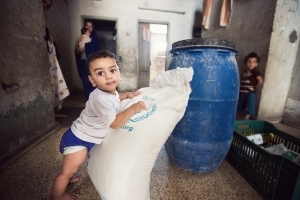 کمک برنامه جهانی غذا به غزه