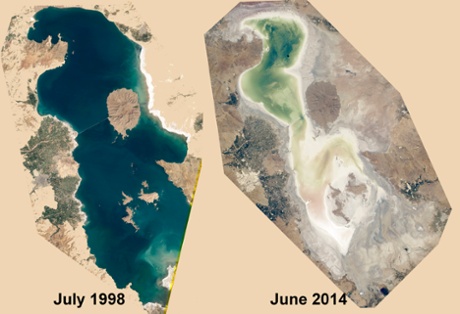 نابودی دریاچه ارومیه
