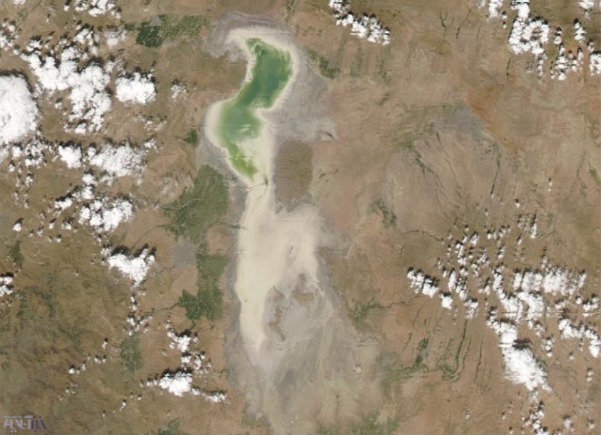 تصاویر ناسا از دریاچه ارومیه